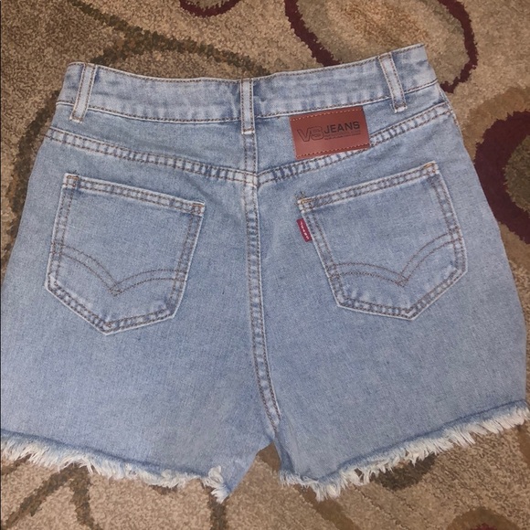 High Waisted Jean Shorts - Picture 2 of 2